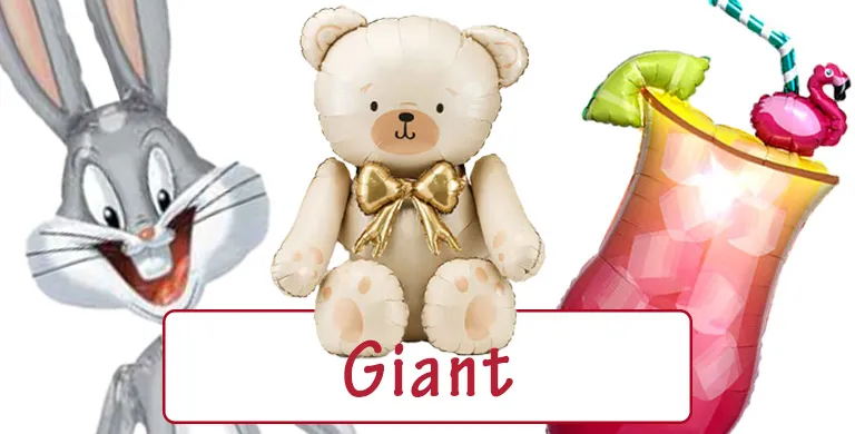 Fully Inflated Large Supershape Balloons delivered to any UK address