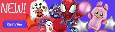 Inflated Foil Balloons delivered next day in the UK | Balloons in a box starting from £14.95