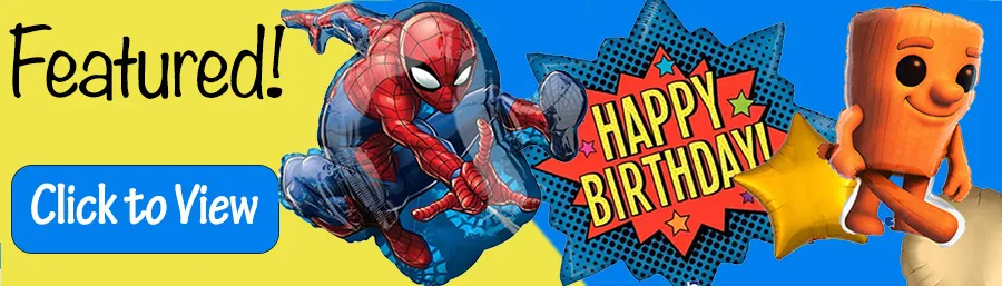 Boys Balloons Banner